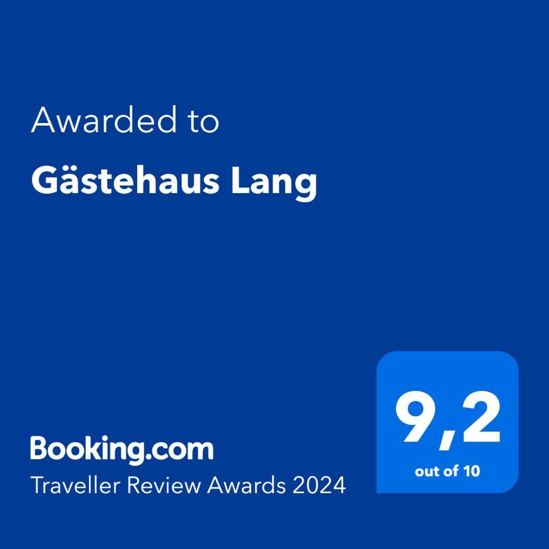 Gaestehaus Lang Wunsiedel Exteriér fotografie